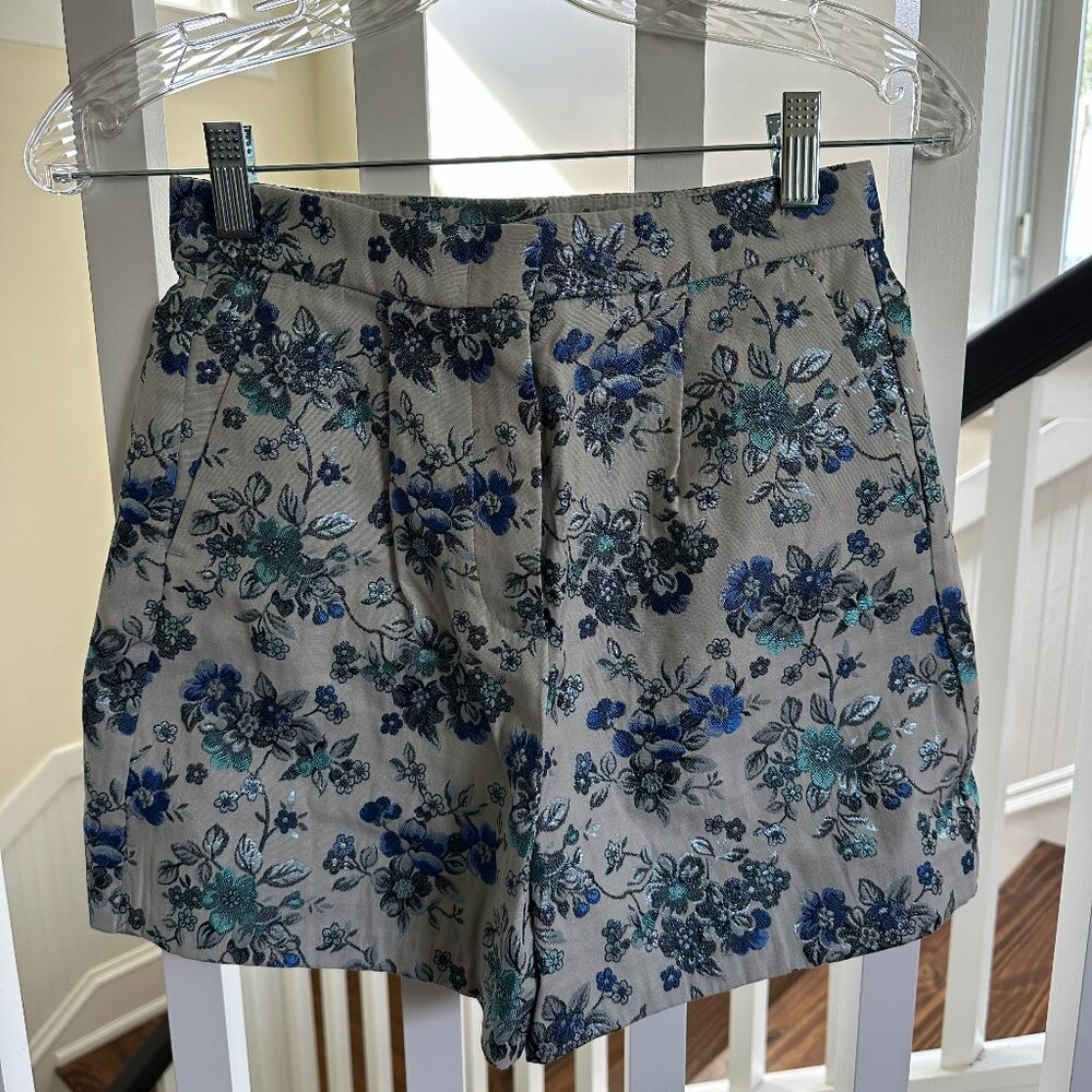 Pinko Blue Floral Shorts